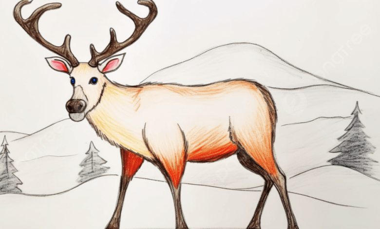 Cute:4el2zt7t0ks= Deer Drawing