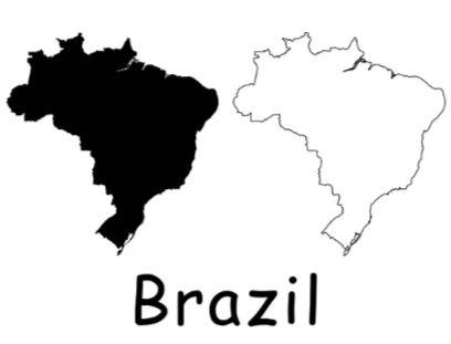 Outline:0zmbk6lthmu= Brazil Map