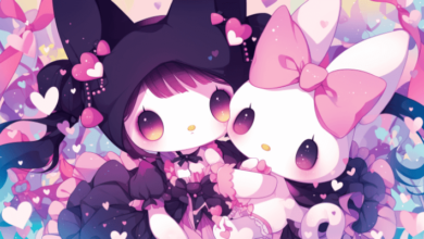 Anime:_M2fnwljk_C= Kuromi and My Melody