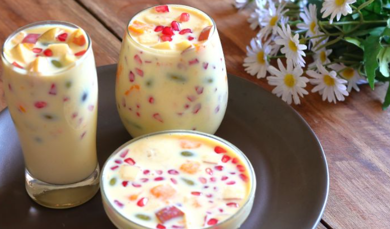 Instant Dessert Fix: Making Fruit Custard with Groceries Delivered in Minutes